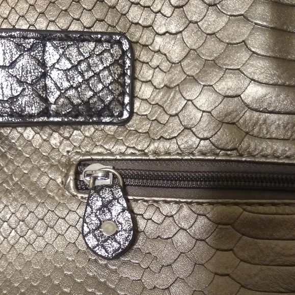 Pewter Rhinestone Studded Fashion Crossbody Sling - Picture 3 of 8